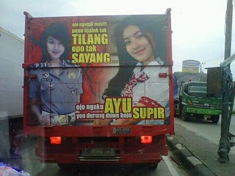 Tulisan Di Bak Truk Ini Ada Benernya Juga